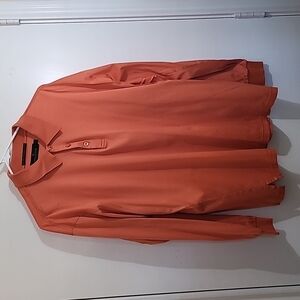 Bugatchi Vomo Men's Longsleeve Orange Size Large